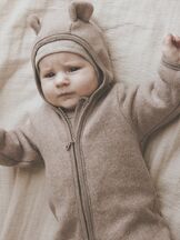 Vauvan haalari puuvillafleece Pram suit ears Sav