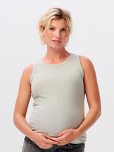 Äitiystoppi Kaysa Rib tanktop Pigeon