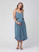 Imetysmekko Nursing Slip Dress Petrol