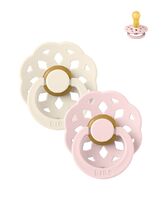 Tutti 2-pack Boheme Ivory/Blossom pyöreä/luonnonk