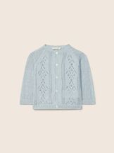 Neuletakki luomupuuvilla Boundless Love Soft Blue