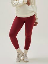 Äitiysleggings Yoga Dark Red