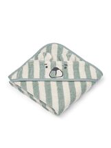 Vauvan pieni huppupyyhe Albert peppermint / Creme