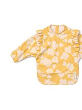 Ruokalappuessu Merle Ruffle Flower lemon yellow