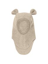 Kypärämyssy Balaclava ears wool fleece Camel mel.