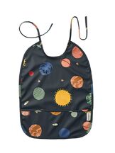 Ruokalappu Lai bib Universe Classic Navy