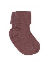 Vauvan sukat Wool Rib Rose Taupe