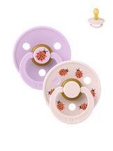 Tutti 2-pack Ladybug Violet Sky pyöreä/luonnonk