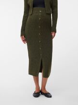 Äitiyshame Zelma HW Knit Skirt Thyme