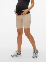 Äitiysshortsit Tia Jeanne Biker Shorts Mellow Buff