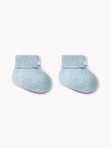 Töppöset 100% merinovilla Soft Blue