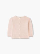 Neuletakki merinovilla Soft Pink