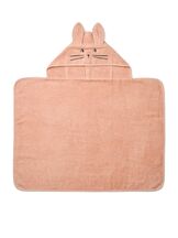 Vauvan pieni huppupyyhe Vilas Rabbit Pale Tuscany