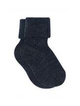 Vauvan sukat Wool Rib Dark Denim Melange