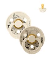 Tutti 2-pack Moomin Snorkmaiden Ivory pyöreä/luon.