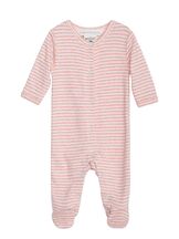 Potkupuku raidallinen Coral / Offwhite