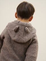 Takki wool fleece Brown Melange