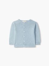 Neuletakki merinovilla Soft Blue