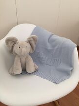 Vauvan neulepeitto nimellä villa Soft Blue Eeli