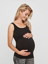 Äitiystoppi Heal tanktop Black