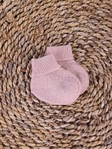 Töppöset villa / cashmere Rose