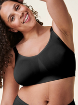 Imetysliivit Body Silk Seamless Black