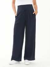 Äitiyshousut Marlow Shirred Pant Navy
