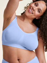 Imetysliivit Body Silk Seamless Hydrangea Blue