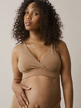 Imetysliivit merino The Go-To Brown melange